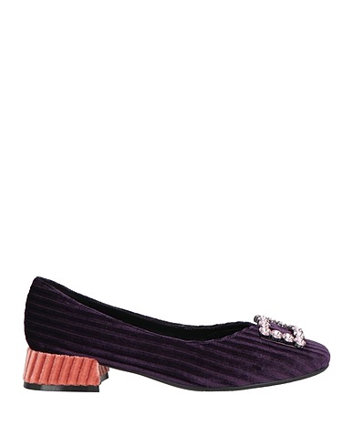 LUCIANO BARACHINI Court Dark purple Textile fibres