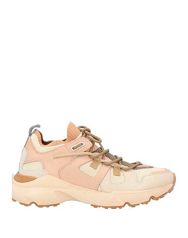 TOD'S Sneakers Blush Leather, Textile fibers