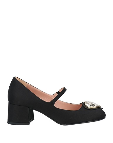 LOVE MOSCHINO Pump Black Textile fibers