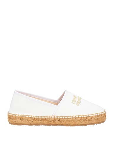 LOVE MOSCHINO Espadrilles White Textile fibers