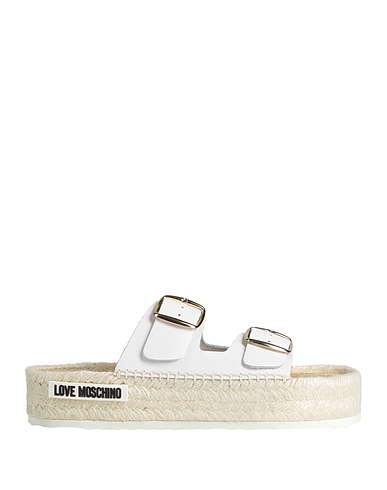 LOVE MOSCHINO Espadrilles White Leather