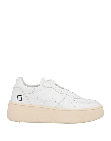 D.A.T.E. Sneakers White Calfskin