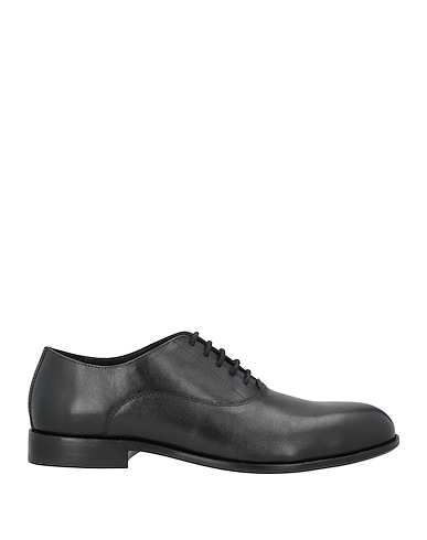 MANUEL RITZ Laced shoes Black Leather