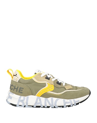 VOILE BLANCHE Sneakers Military green Leather, Nylon