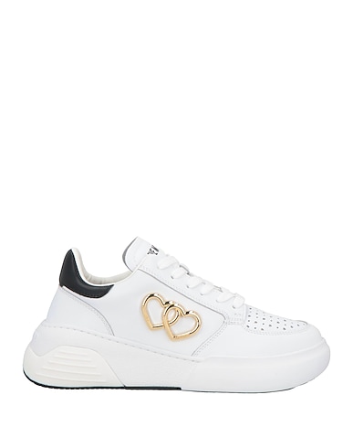 LOVE MOSCHINO Sneakers White Calfskin