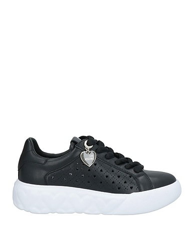 LOVE MOSCHINO Sneakers Black Calfskin