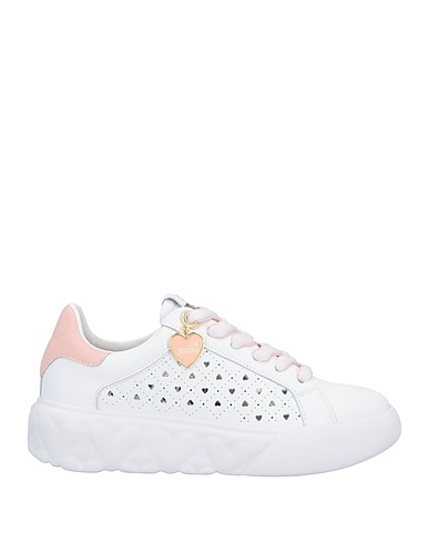 LOVE MOSCHINO Sneakers White Calfskin