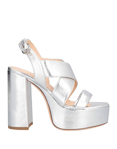 AGL Sandals Silver Leather