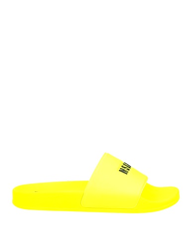 MSGM Sandals Yellow Rubber