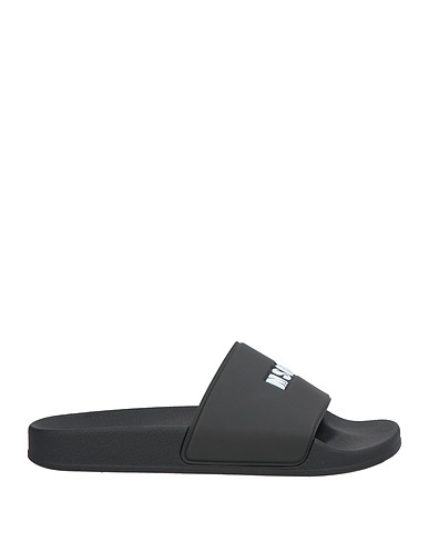 MSGM Sandali Nero Gomma