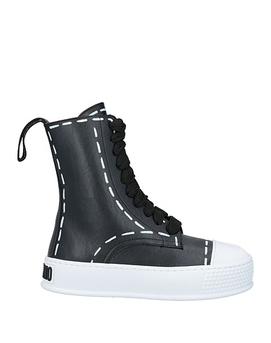 MOSCHINO Sneakers Black Leather