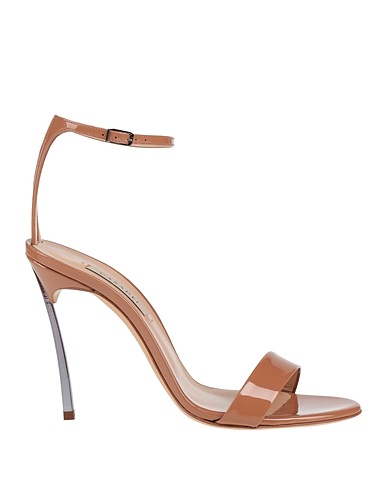 CASADEI Sandali Cammello Pelle, PVC - Polivinilcloruro