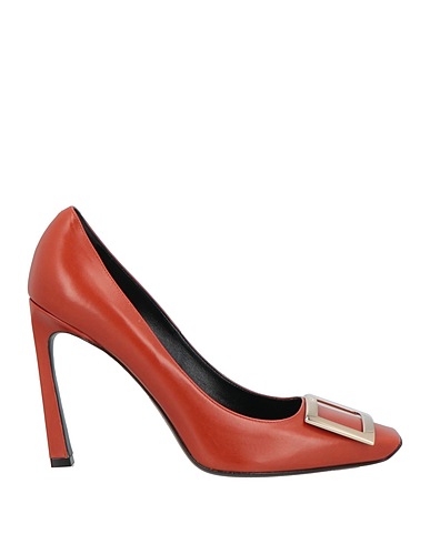 ROGER VIVIER Court Rust Leather
