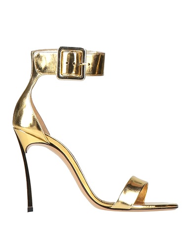 CASADEI Sandals Gold Leather