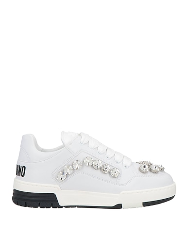 MOSCHINO Sneakers White Textile fibres
