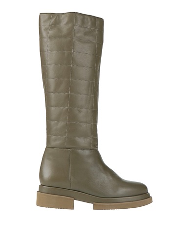 PALOMA BARCELÓ Boots Military green Leather