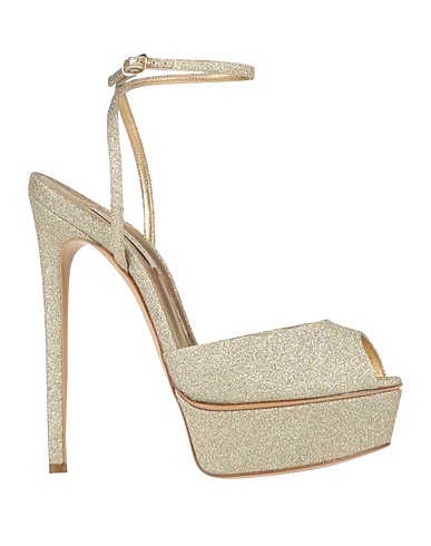CASADEI Sandals Platinum Leather