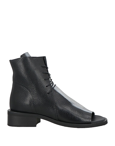 MOMA Stiefelette Schwarz Leder