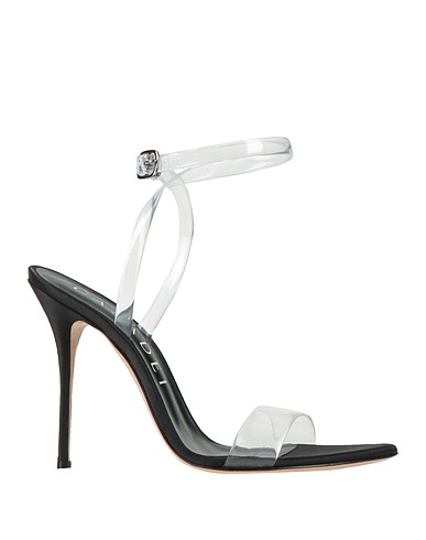 CASADEI Sandals Transparent PVC - Polyvinyl chloride