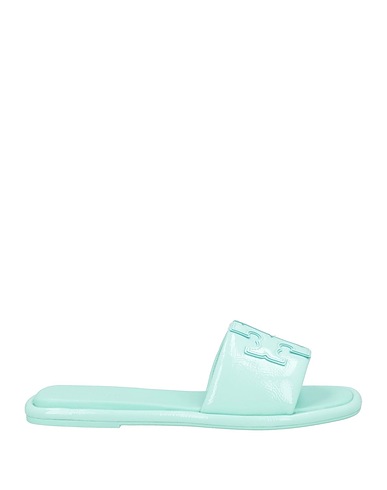 TORY BURCH Sandali Verde chiaro Pelle