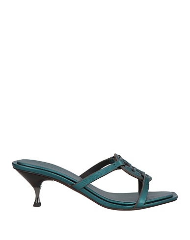 TORY BURCH Sandals Deep teal Leather