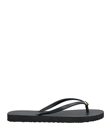 TORY BURCH Dianetten Schwarz Gummi