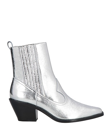TORY BURCH Ankle boot Silver Leather