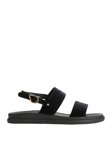 ANCIENT GREEK SANDALS Sandali Nero Fibre tessili