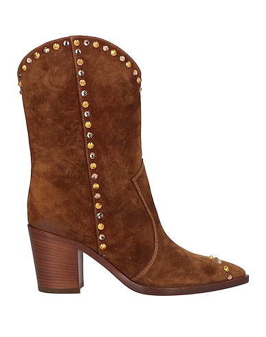 GIANVITO ROSSI Ankle boot Camel Leather