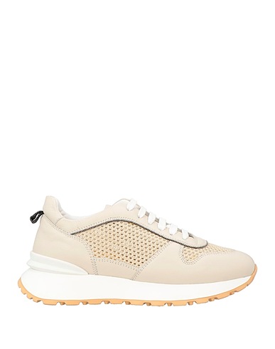 DOUCAL'S Sneakers Sand 60% Calfskin, 40% Textile fibers