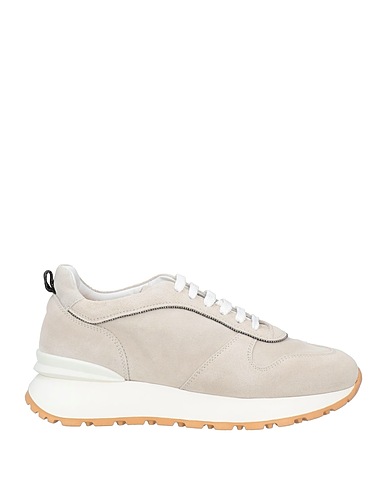 DOUCAL'S Sneakers Light grey Leather