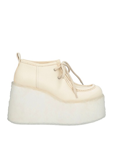 AGL Laced shoes Ivory Leather