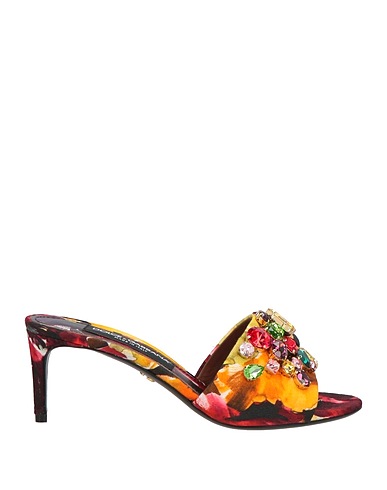 DOLCE&GABBANA Sandals Orange Textile fibers