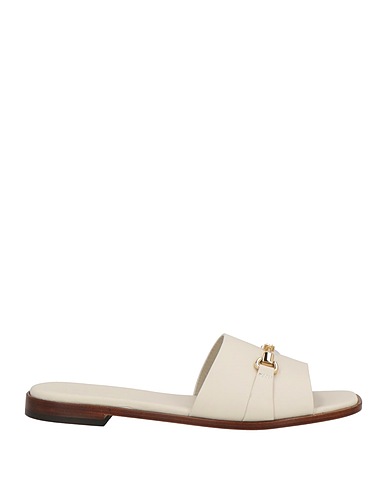 DOUCAL'S Sandals Cream Calfskin
