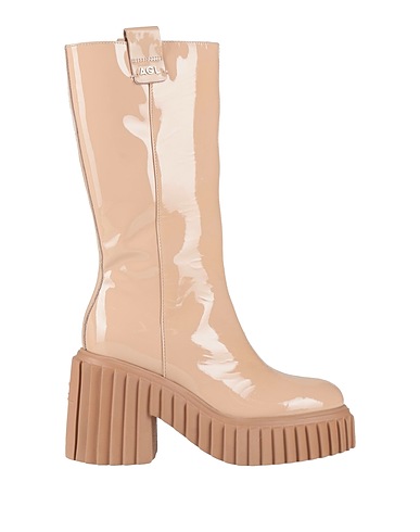 AGL Boots Beige Leather