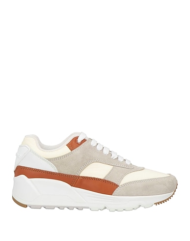 SAINT LAURENT Sneakers Cremeweiß Leder, Gewebefasern