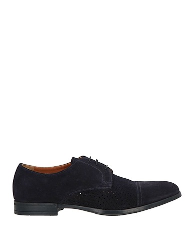 DOUCAL'S Laced shoes Midnight blue Leather