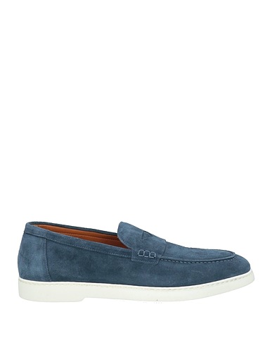 DOUCAL'S Loafers Slate blue Leather