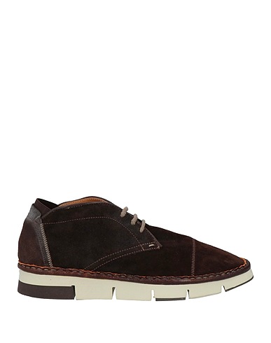 WATSON & PARKER Stivaletti Testa di moro Pelle