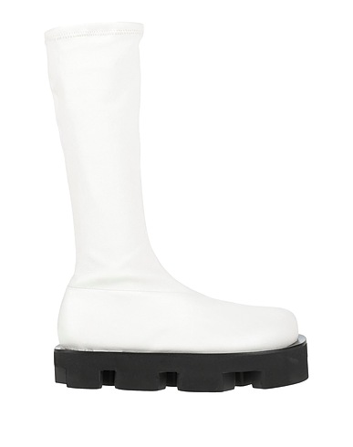 JIL SANDER Boots White Leather