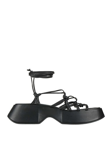 VIC MATIĒ Sandals Black Leather