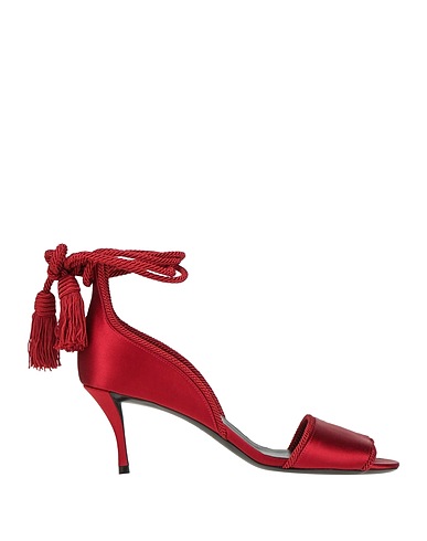 ROGER VIVIER Sandals Red Textile fibres