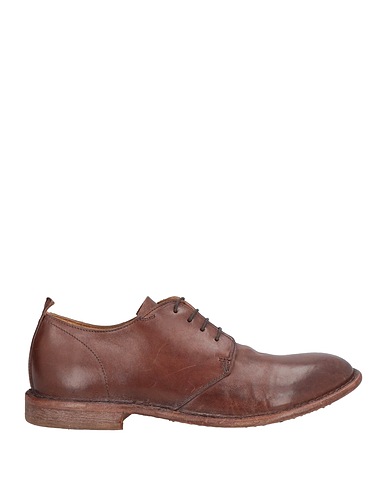 MOMA Schnürschuhe Schokobraun Leder
