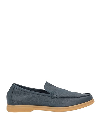FEDELI Mocassino Blu navy Pelle di cervo