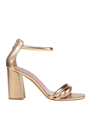 FRANCESCO SACCO Sandals Platinum Leather