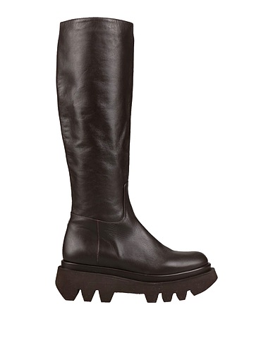 PALOMA BARCELÓ Boots Dark brown Leather