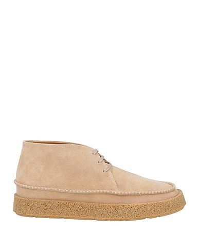GIORGIO ARMANI Ankle boot Beige Textile fibers