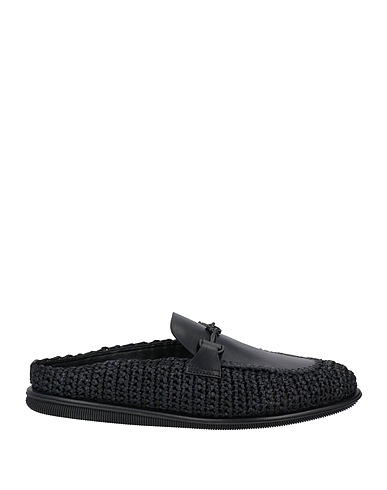 GIORGIO ARMANI Mules and clogs Black Leather