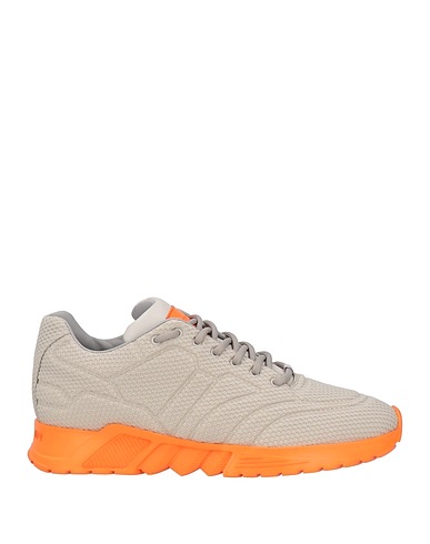 GIORGIO ARMANI Sneakers Grey Textile fibers, Leather