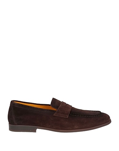 DOUCAL'S Loafers Dark brown Leather